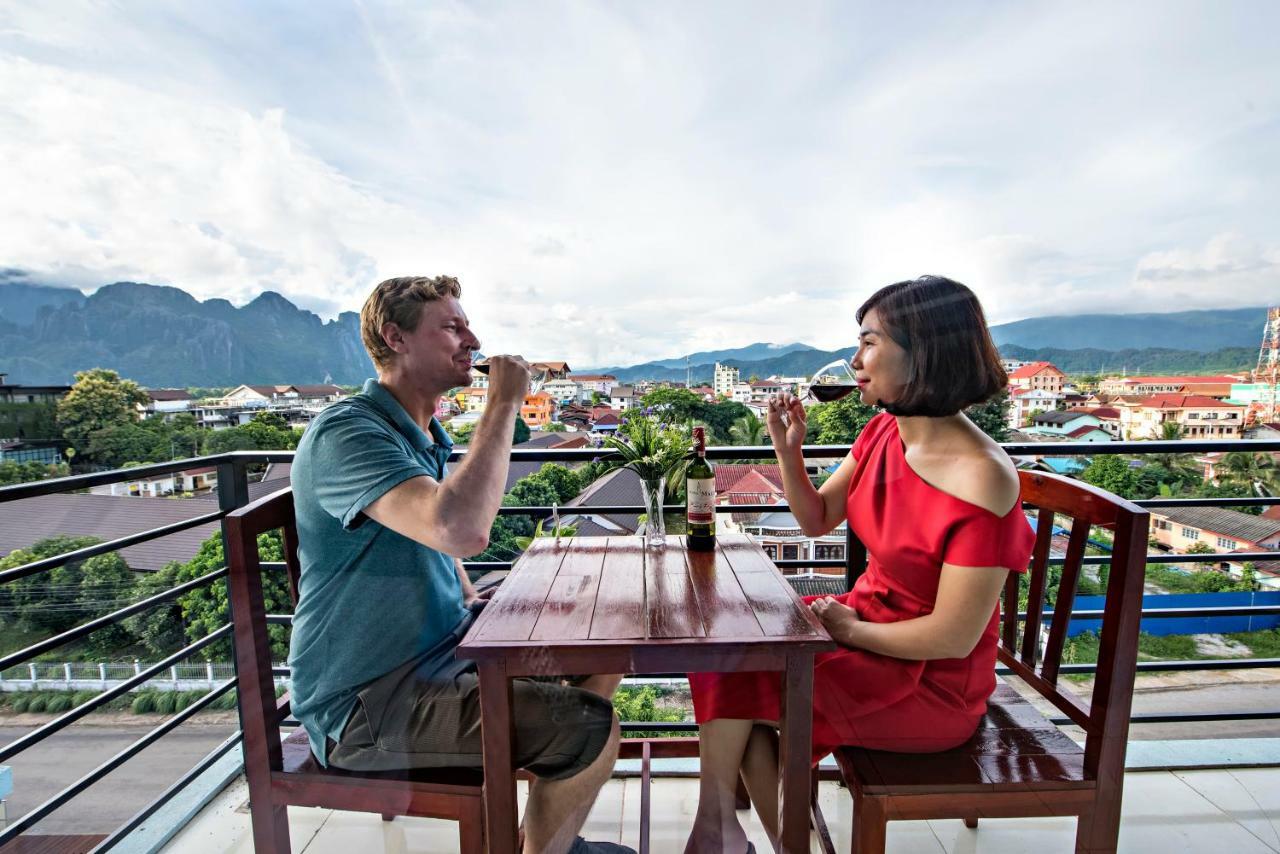 Annecy Hotel Vang Vieng Exteriör bild